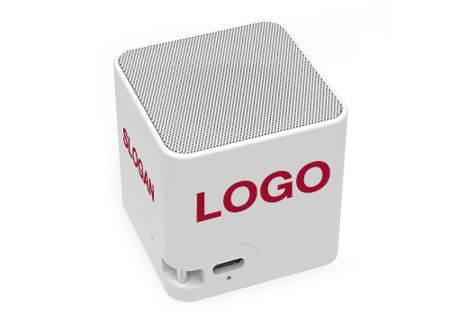 Cube - Bluetooth Lautsprecher mit Logo Cube - Bluetooth Lautsprecher mit Logo