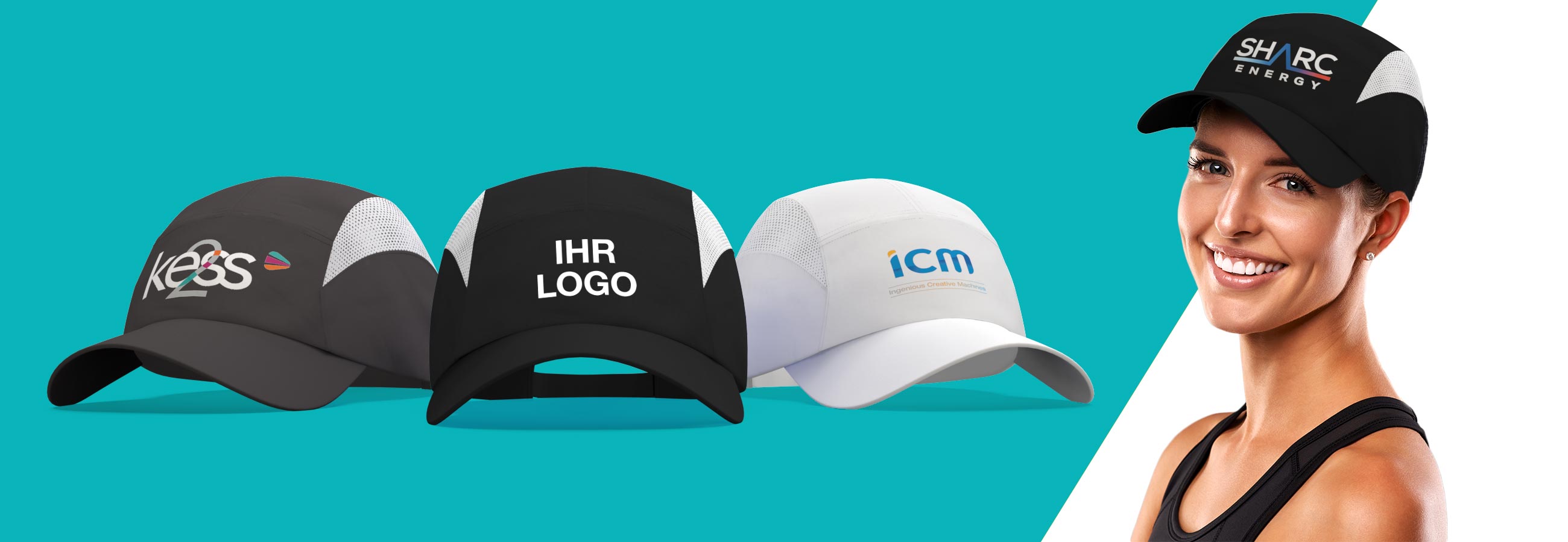 Sprinter Def Cap Bedruckte Running-Caps mit Logo, Sprinter