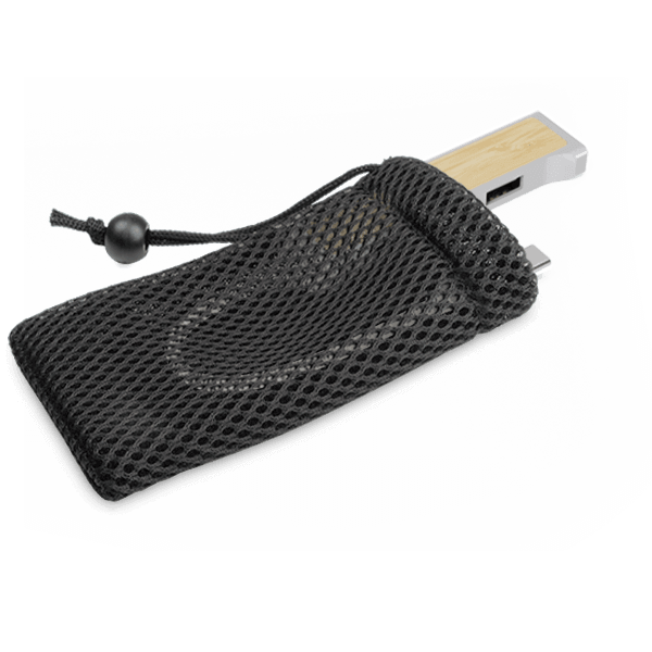 Expand Bamboo - USB Hub mit Logo