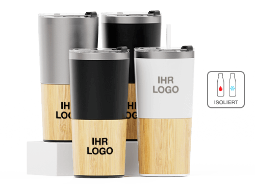 Metro Bamboo - Personalisierter Reisebecher Metro Bamboo - Personalisierter Reisebecher