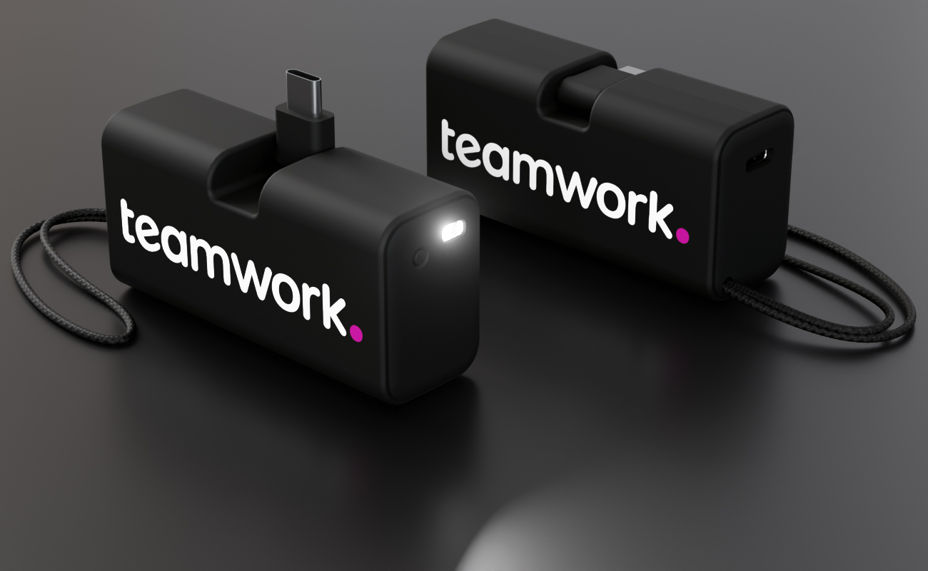 Amp - Powerbank Mit Logo gallery thumbnail