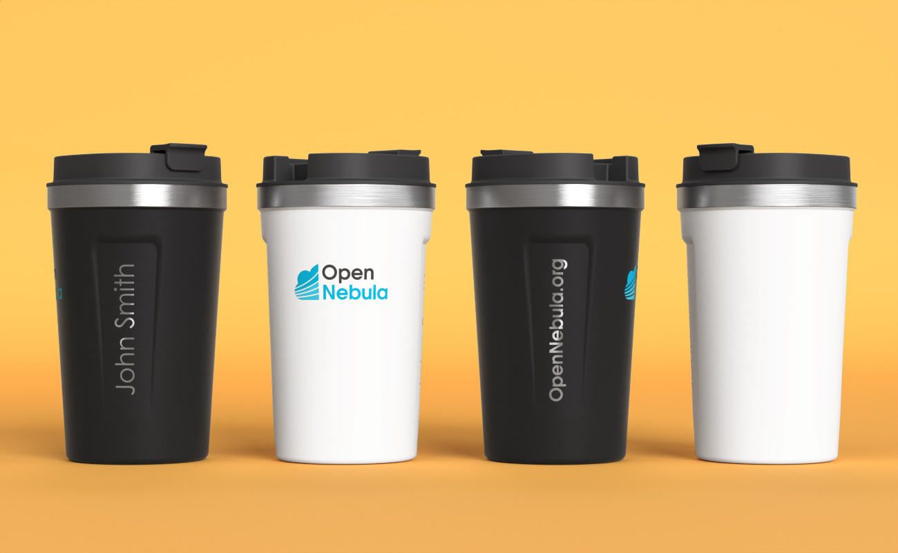 Aroma - Personalisierter doppelwandiger isolierter Becher mit Deckel gallery thumbnail