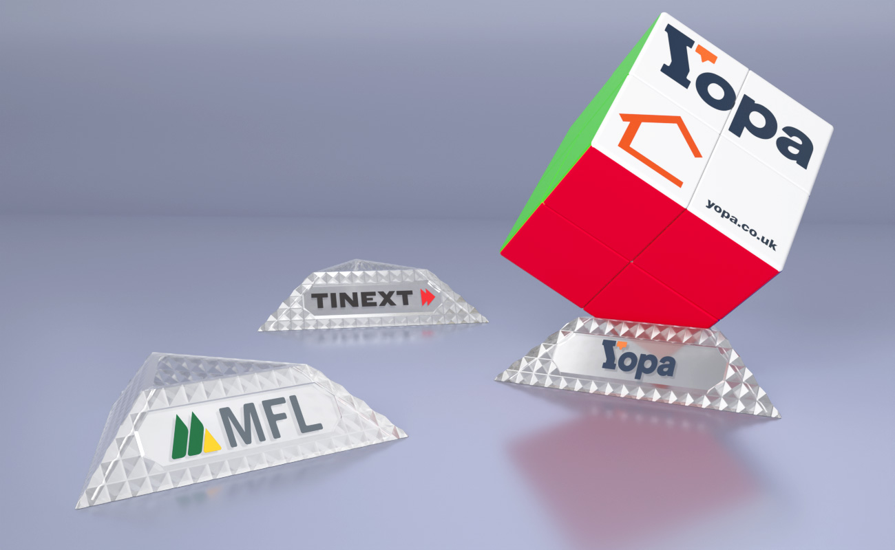 Blox Mini - Zauberwürfelcher mit Logo gallery thumbnail