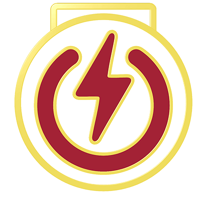 Solide Emaille Anstecker