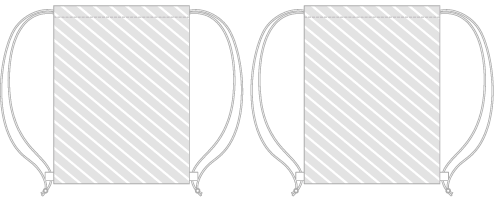 Beutel mit Kordelzug Fotodruck