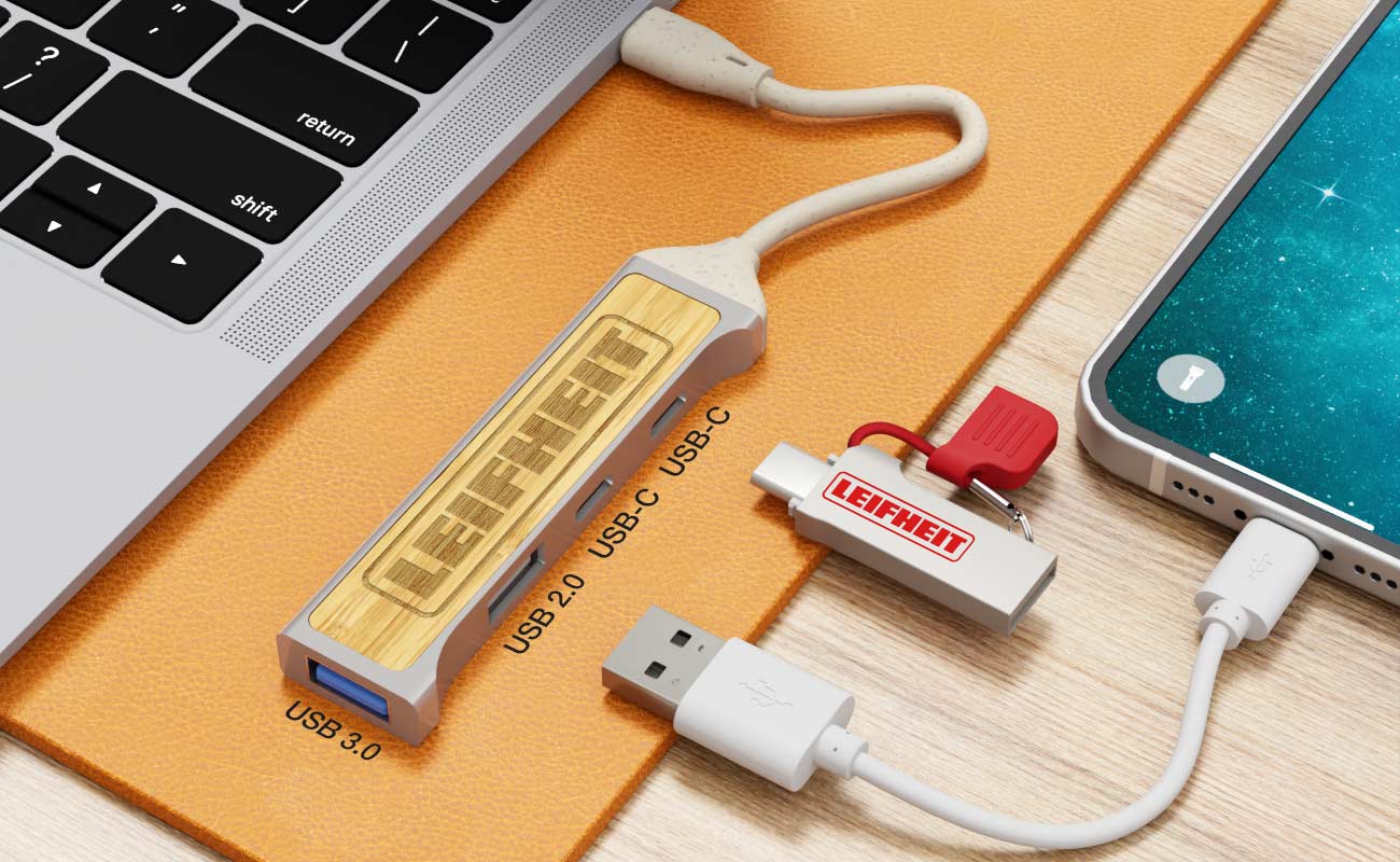 USB-Hub Expand Bamboo