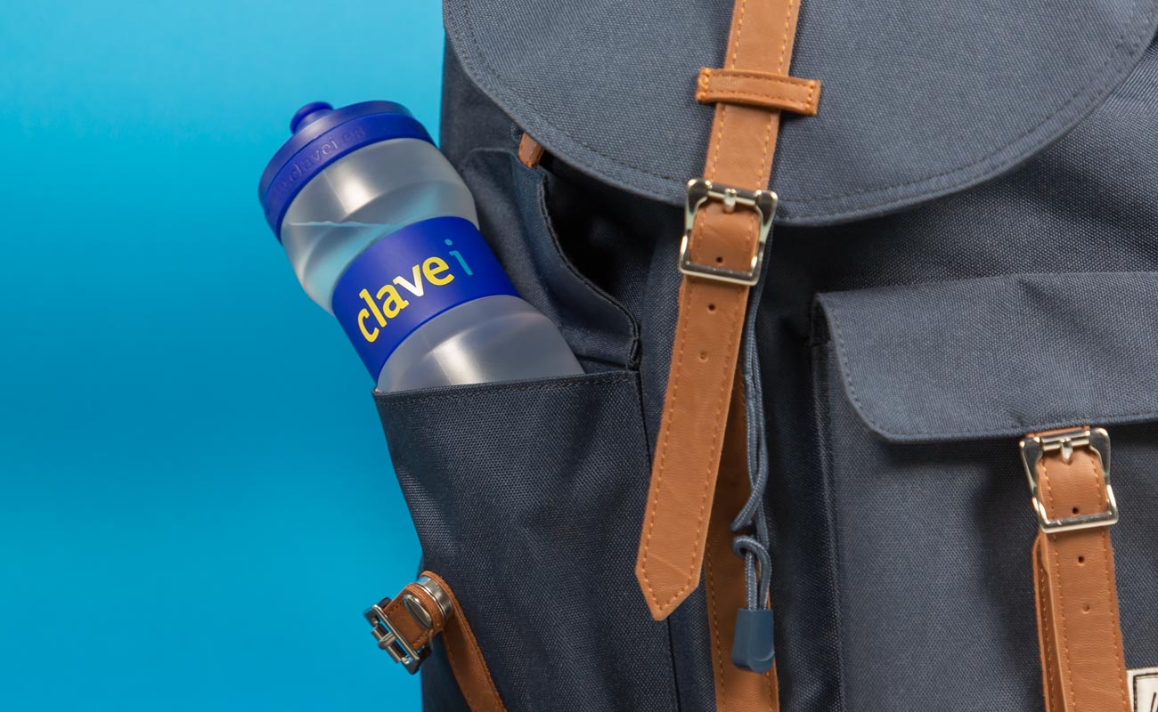 Fit - Personalisierte Wasserflaschen aus Kunststoff mit Logodruck gallery thumbnail