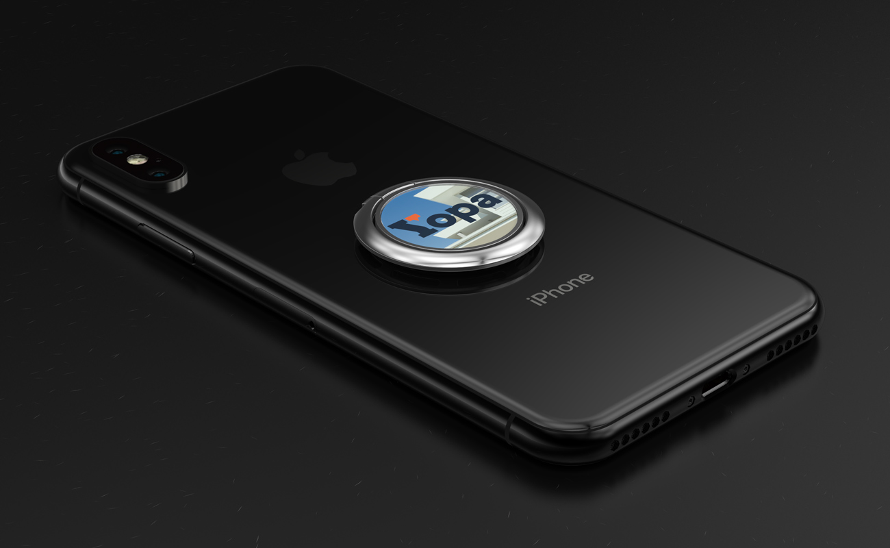 Hoop - Telefonringhalter mit Logo gallery thumbnail