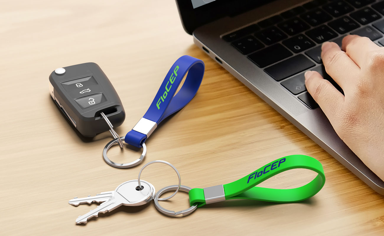 Jangle - Personalisierte Silikon-Schlüsselanhänger als Werbemittel gallery thumbnail