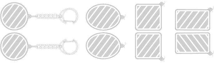 Schl&uuml;sselanh&auml;nger Siebdruck