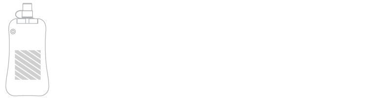 Wasserflasche Siebdruck Wasserflasche Siebdruck