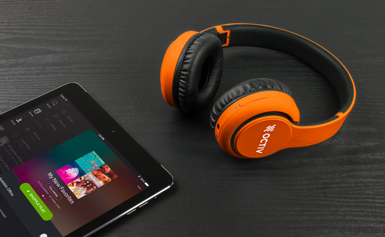 Mambo - Kabelloser Kopfhörer mit Logo gallery thumbnail