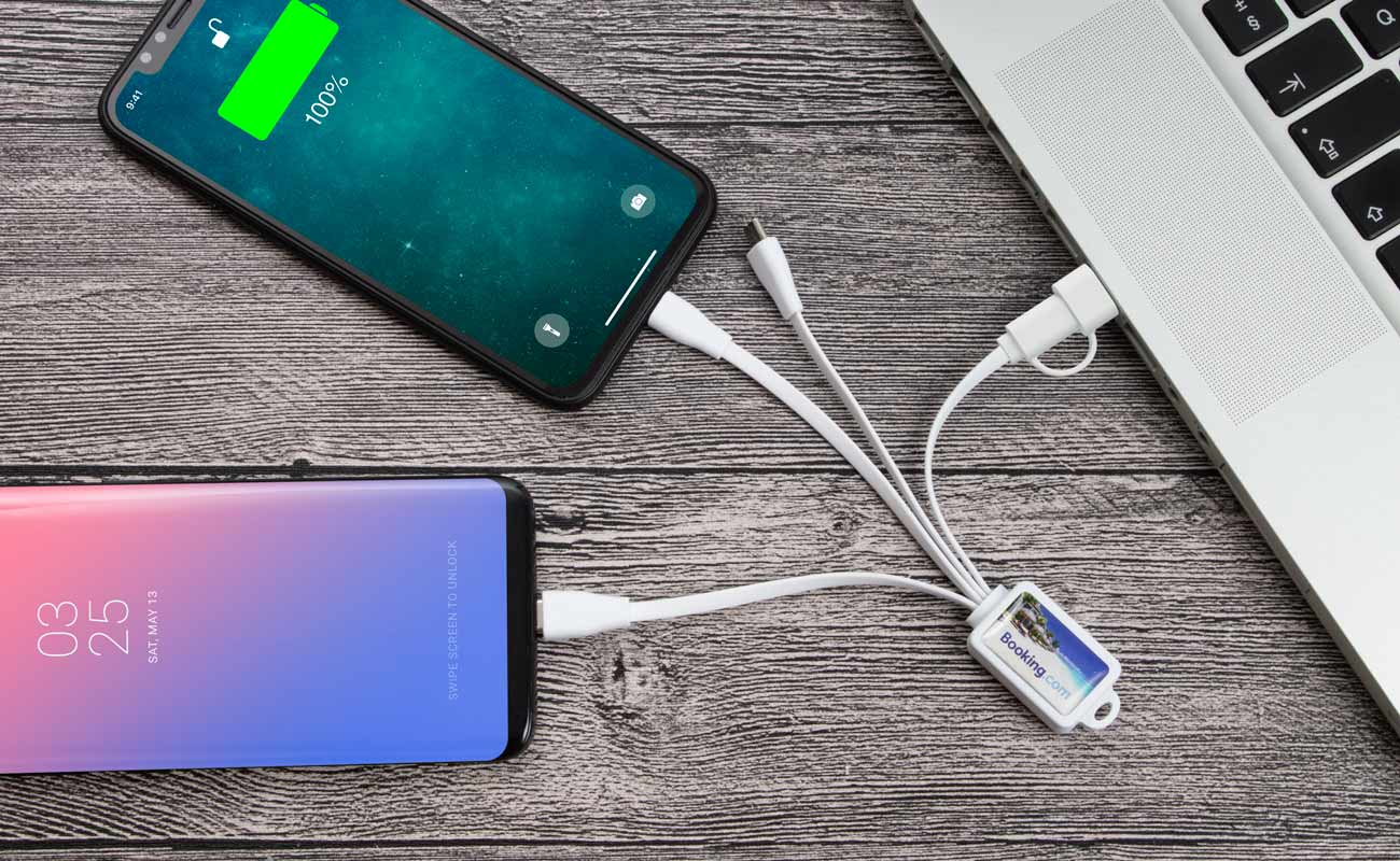 Multi - Octopus USB-Kabel bedruckt gallery thumbnail