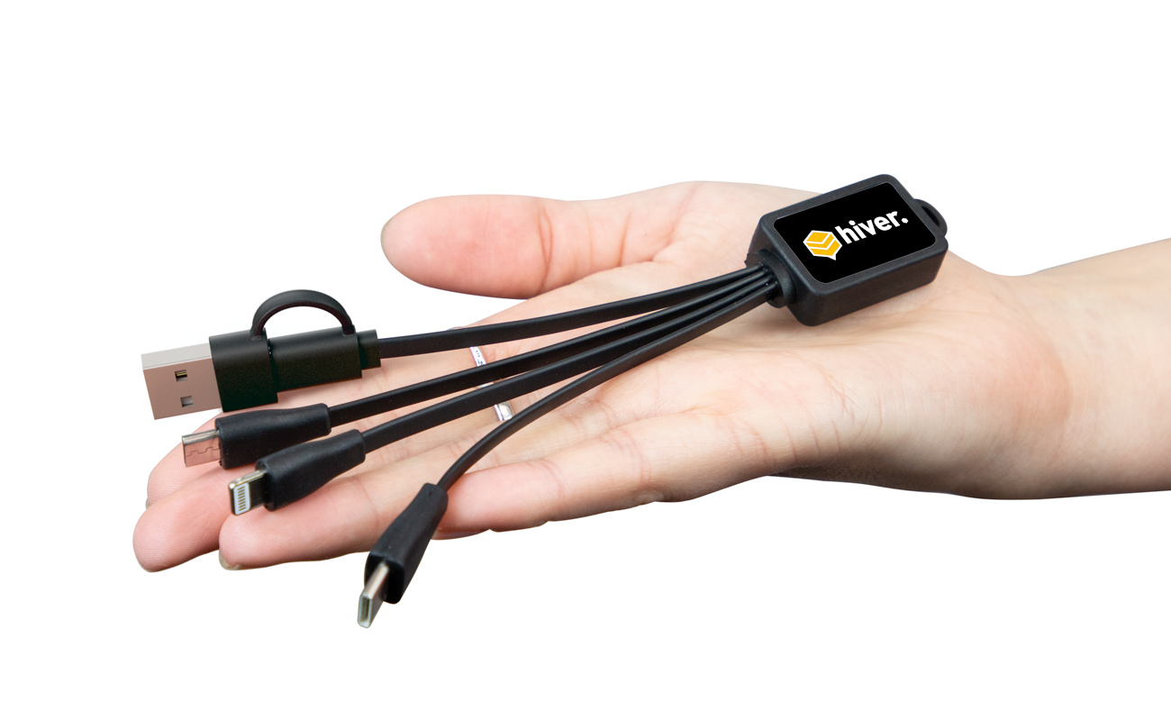 Multi - Octopus USB-Kabel bedruckt gallery thumbnail