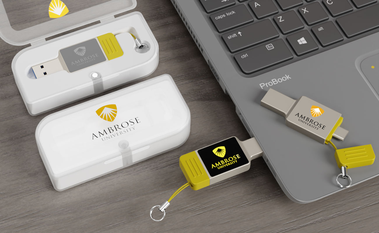 Neon - USB Stick mit Gravur mit USB-C gallery thumbnail