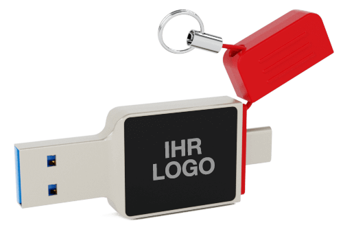 Neon - USB Stick Logo Mit USB-C Neon - USB Stick Logo Mit USB-C