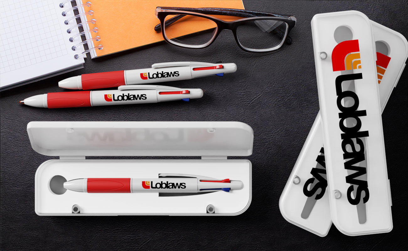 Quad - Individuell gestalteter vierfarbiger Werbekugelschreiber gallery thumbnail