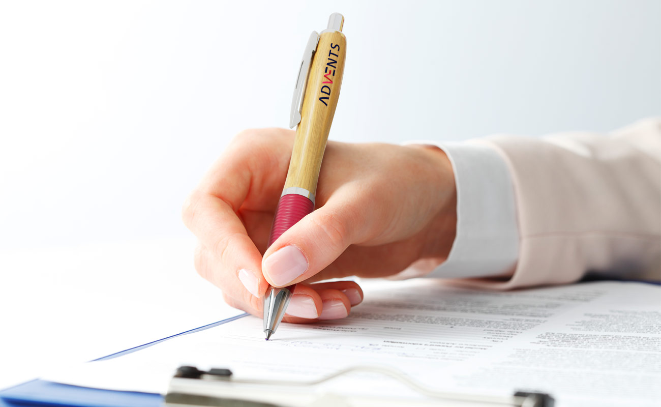 Ridge - Bedruckte Kugelschreiber aus Bambus gallery thumbnail