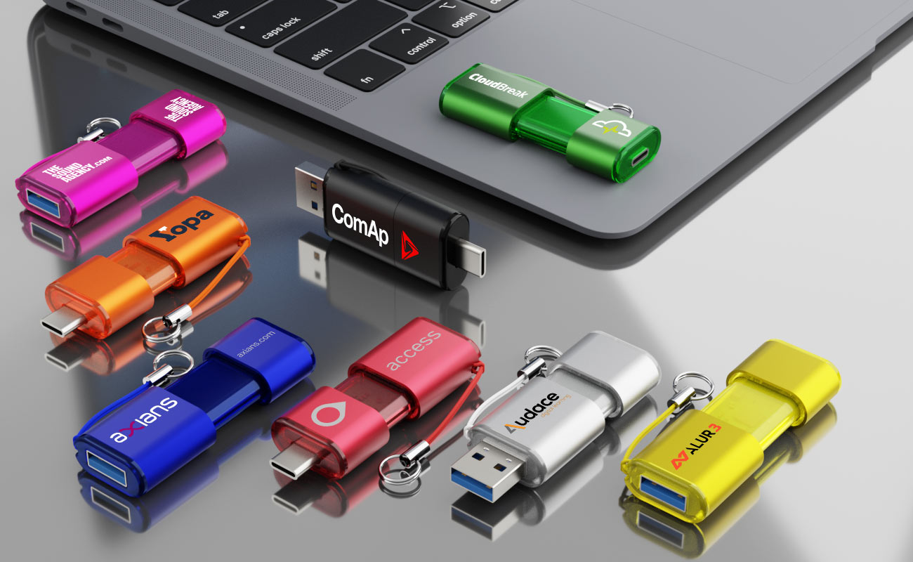 Shift - USB Sticks mit Logo mit USB-C