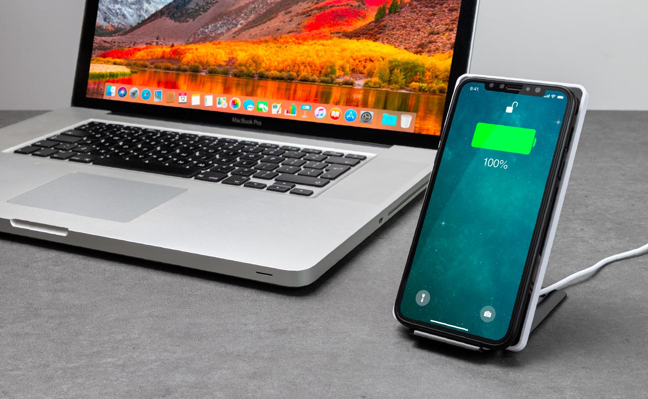 Stand - Wireless Ladegerät Bedrucken Werbeartikel gallery thumbnail