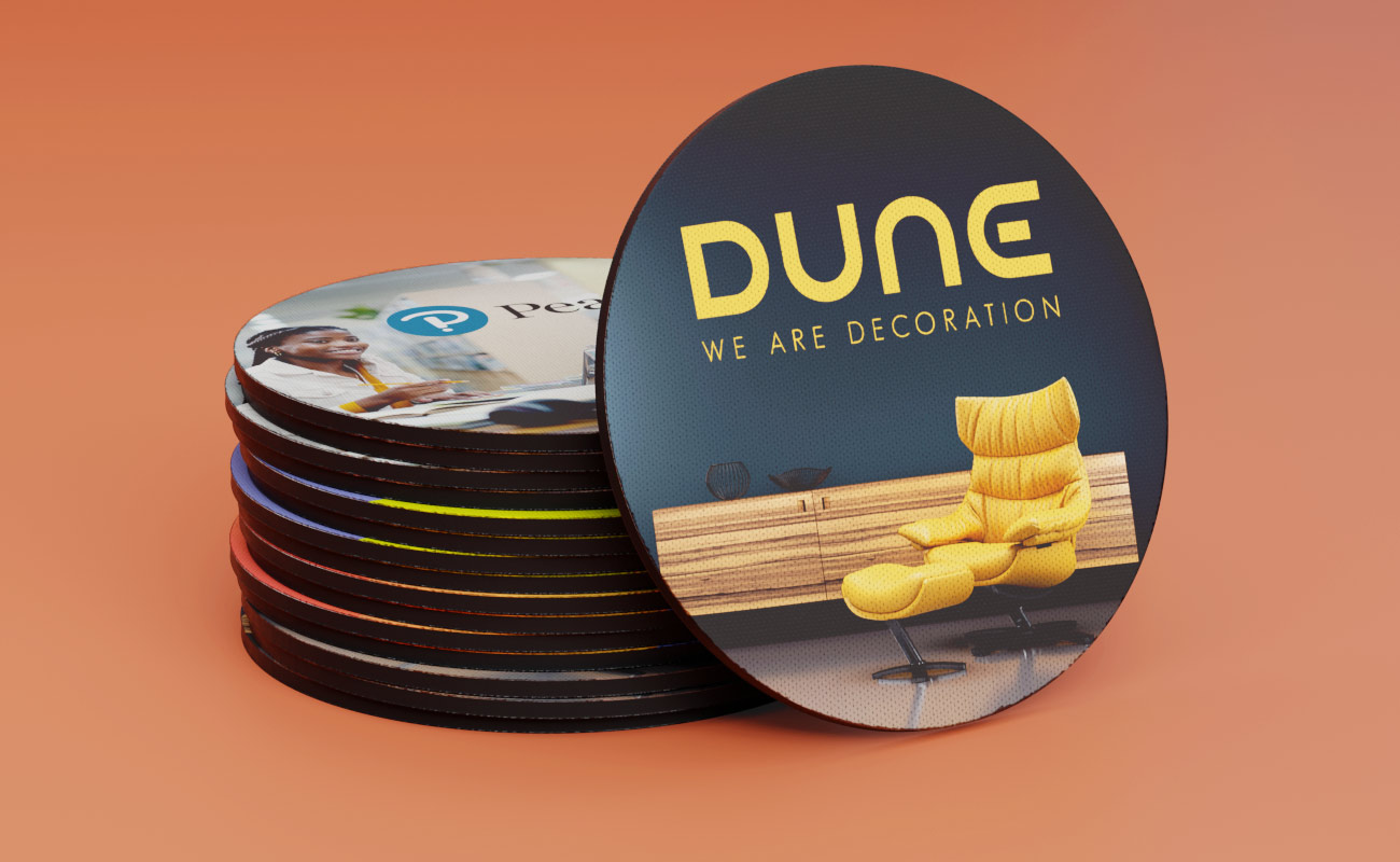Surf - Personalisierte Untersetzer als Werbeartikel gallery thumbnail