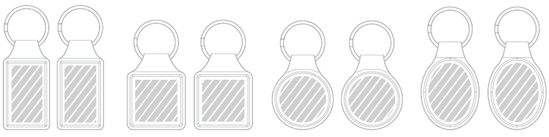 Schlüsselanhänger Siebdruck Schlüsselanhänger Siebdruck