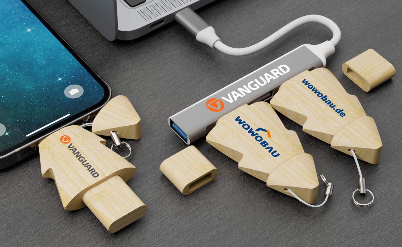 Tree Duo - USB Stick Logo gallery thumbnail