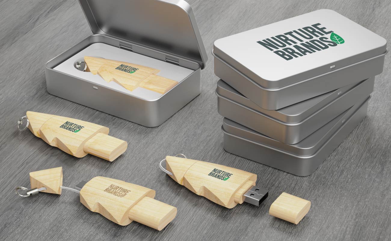 Tree Duo - USB Stick Werbeartikel gallery thumbnail