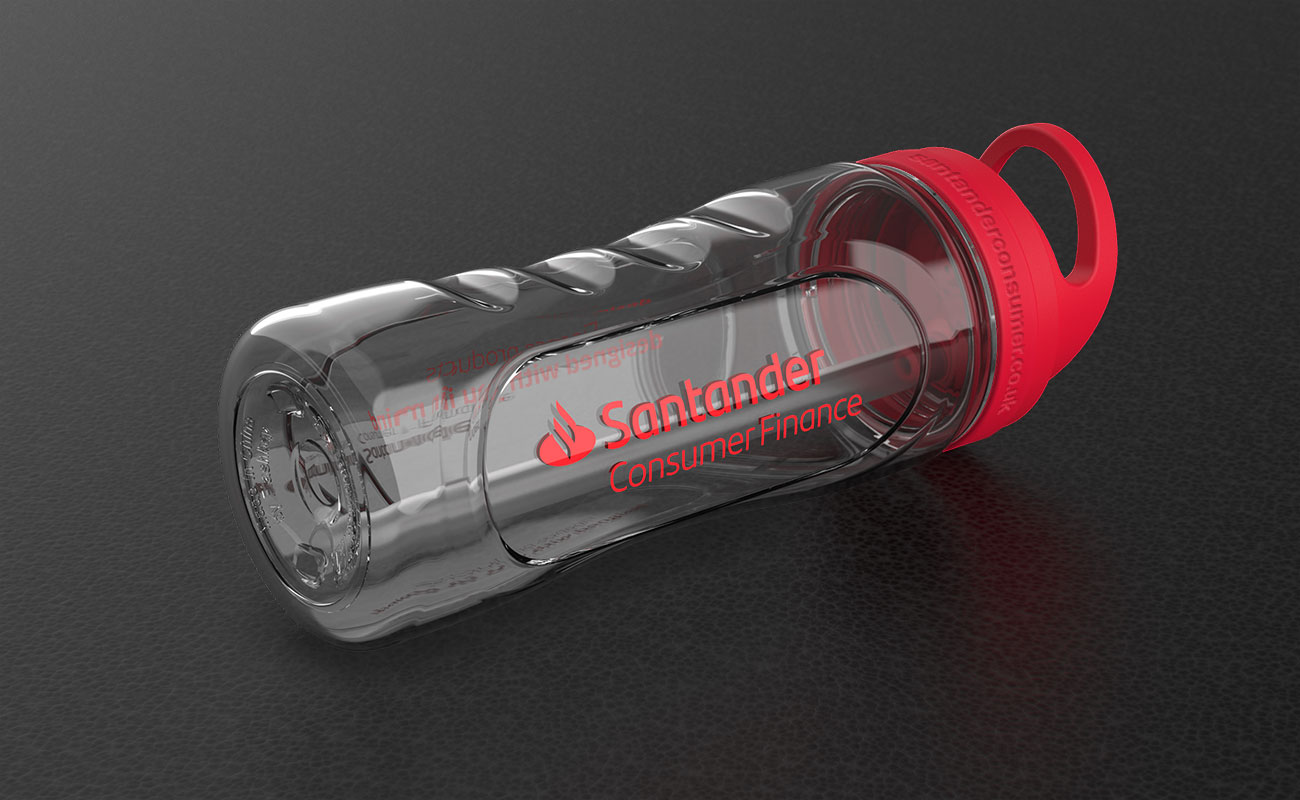 Wave - Personalisierte Wasserflaschen aus Kunststoff mit Logo gallery thumbnail