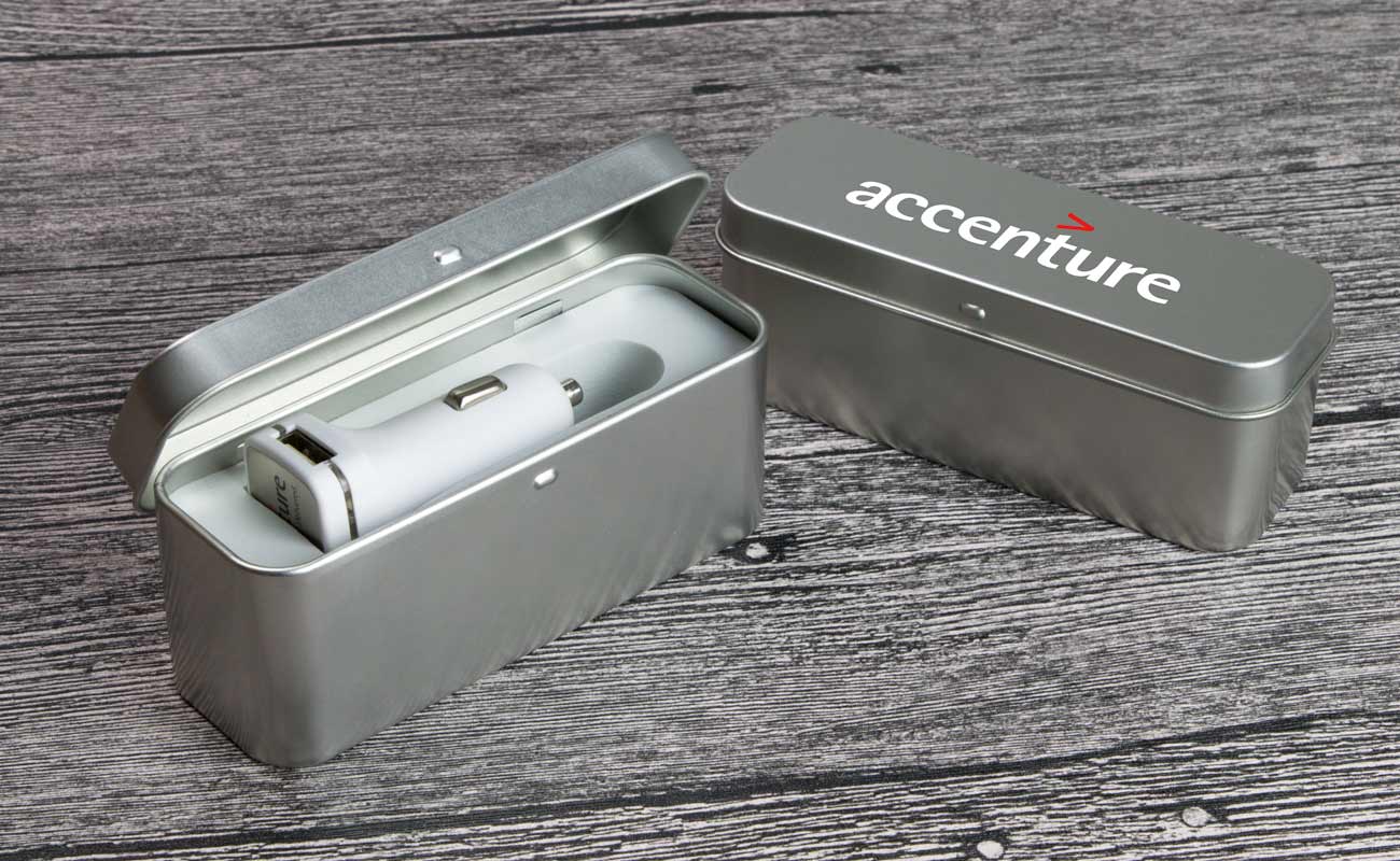 Zip - USB Ladegerät mit Logo gallery thumbnail